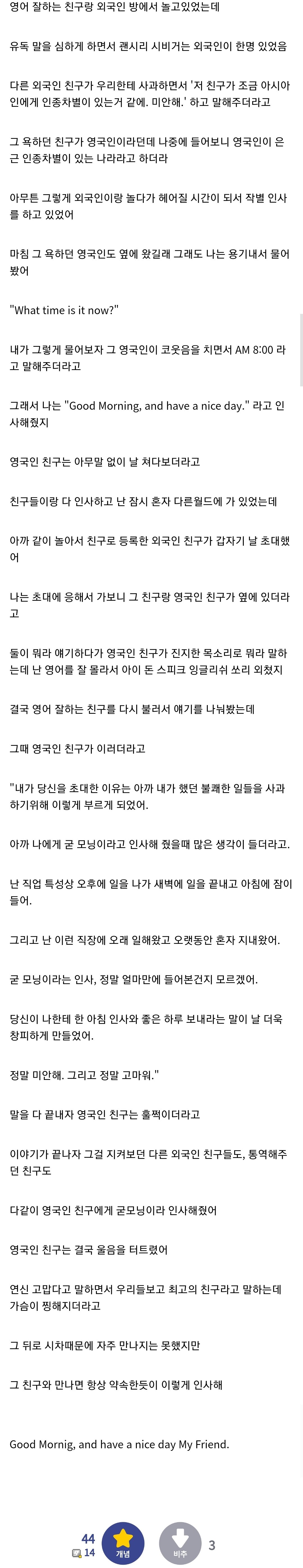 VR챗 갤러리 인종차별 외국인 썰