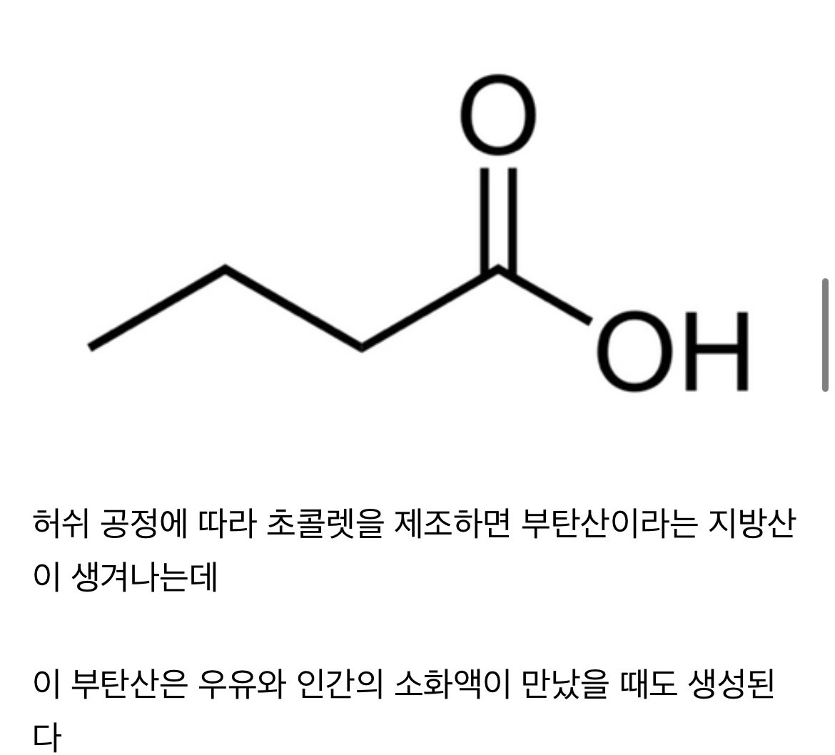 허쉬초콜릿에서 애기토맛 나는 이유