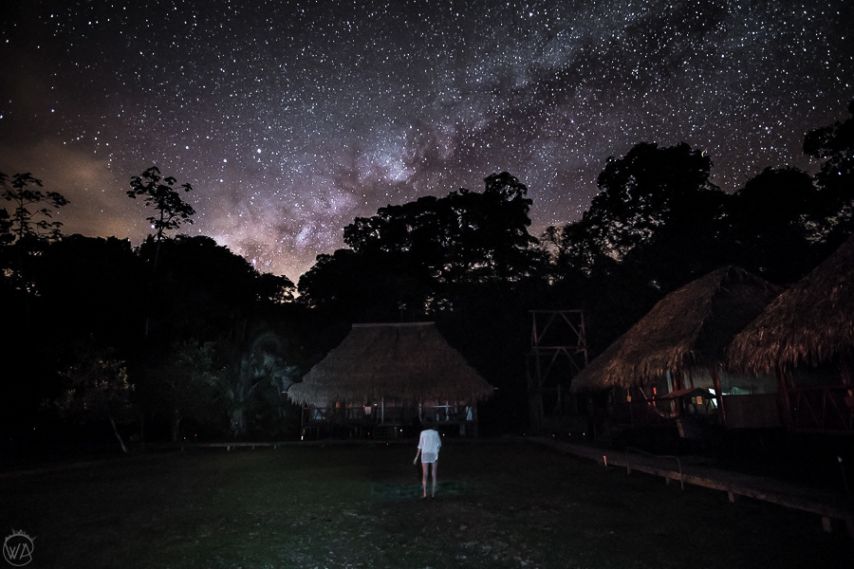 아마존의 밤 하늘