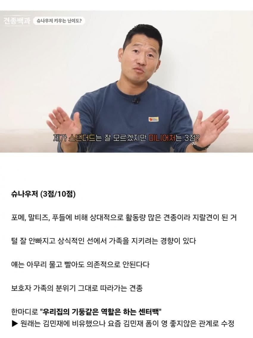 견종별 키우는 난이도