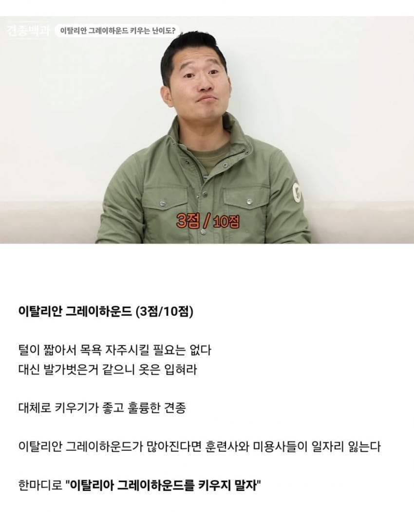 견종별 키우는 난이도