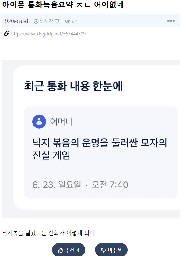 에이닷 통화녹음요약 내용 어이없다는 익붕이.jpg