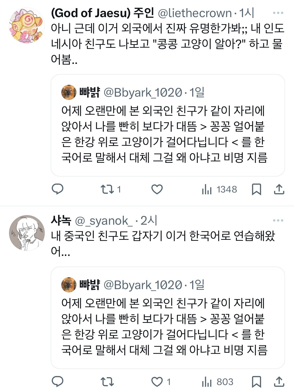 의외로 많이 퍼진 꽁꽁 얼어붙은~ 밈.jpg