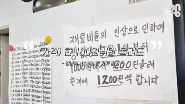 스압) 1000원 빵🍞집이 계속 사라지는 이유