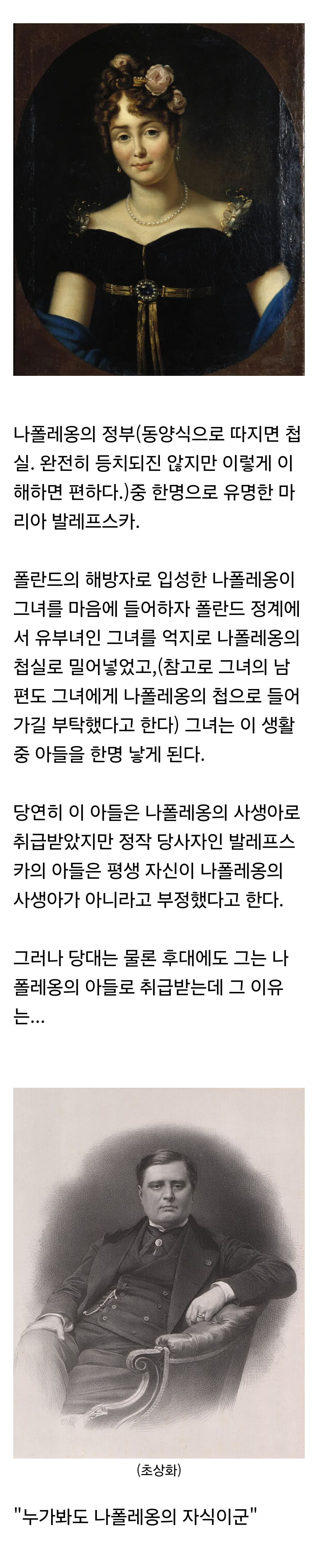 어느 남자가 나폴레옹의 아들이란 소리를 들은 이유