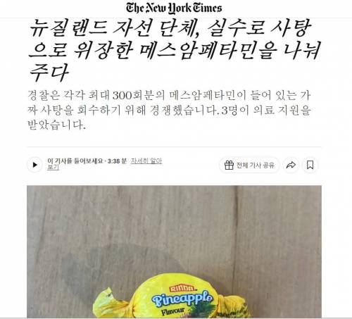 난리난 뉴질랜드 자선행사