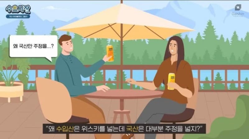 국산 하이볼에 위스키가 들어가지 않는 이유