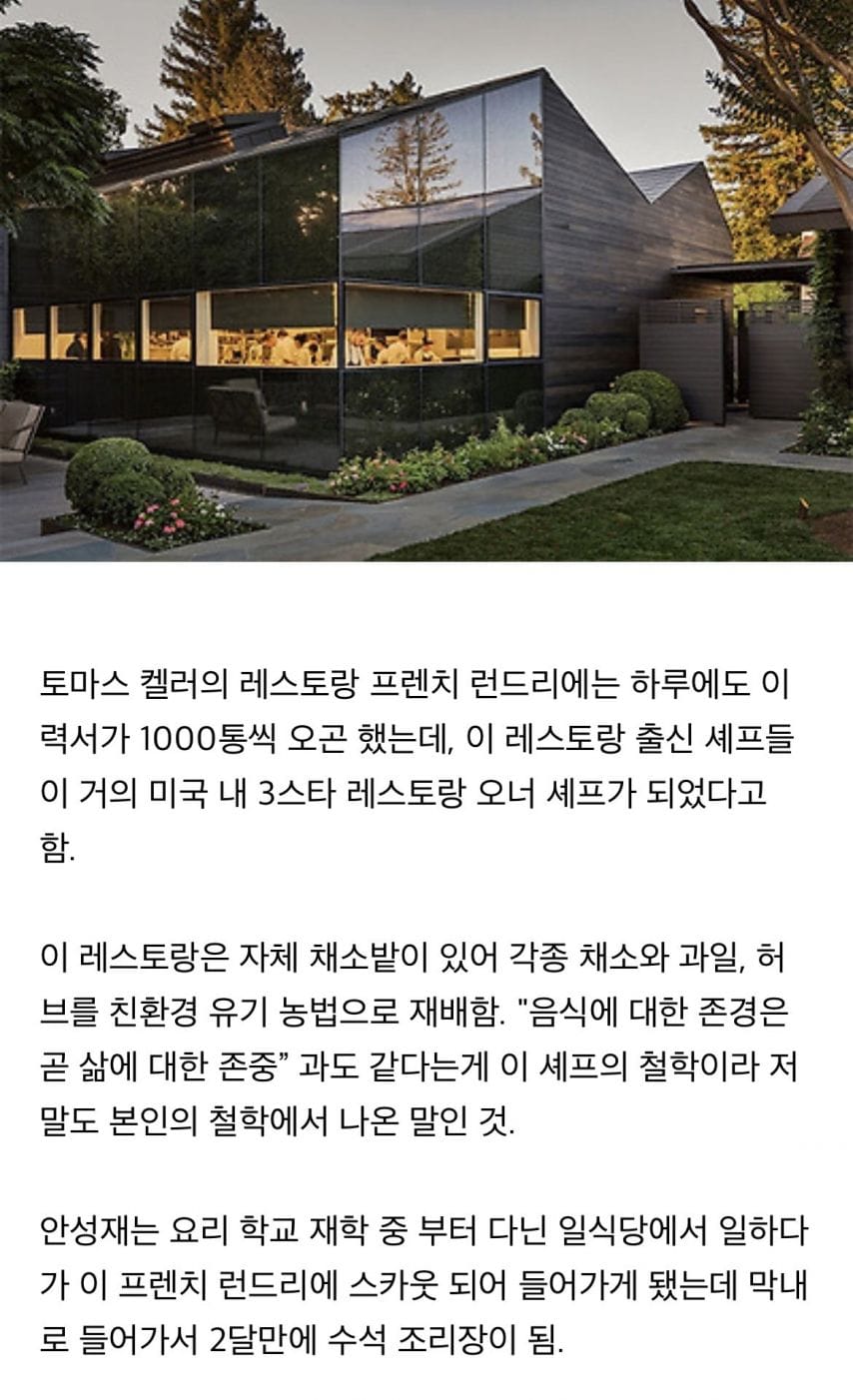 안성재가 스승에게 들었던 가장 무서운 말.jpg