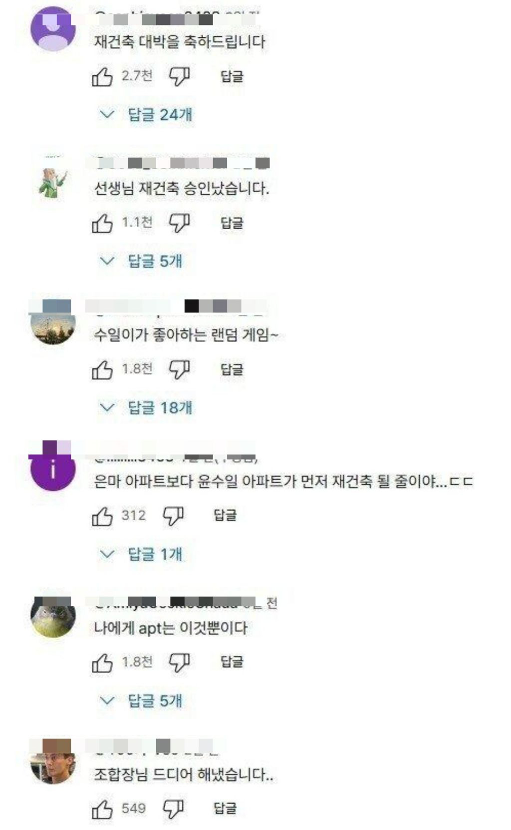 역주행 떡상중인 아파트 근황