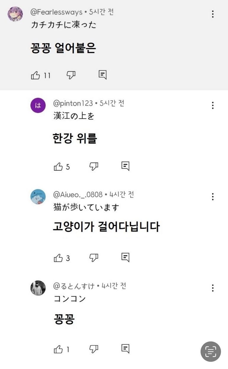 한강 노벨문학상 수상 소식에 흔한 일본인들의 댓글.jpg