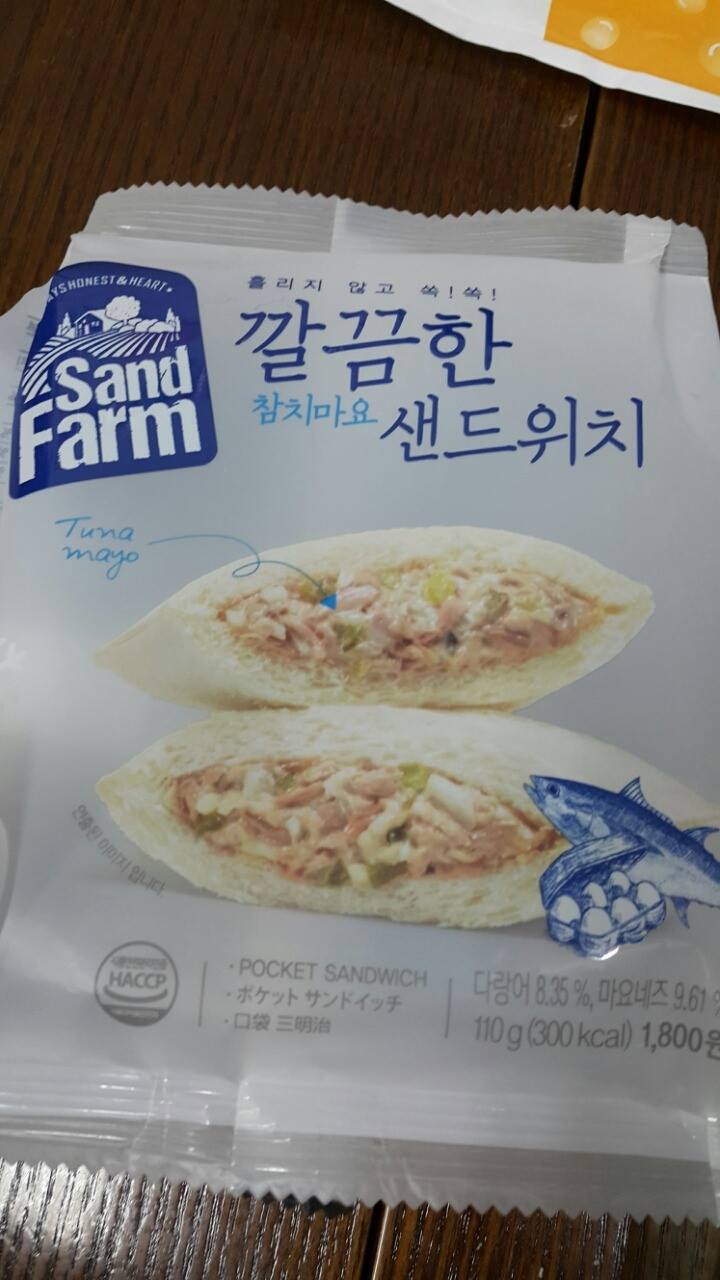 깔끔한 차치마요 샌드위치