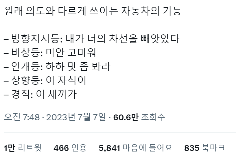 원래 의도와 다르게 쓰이는 자동차 기능.jpg