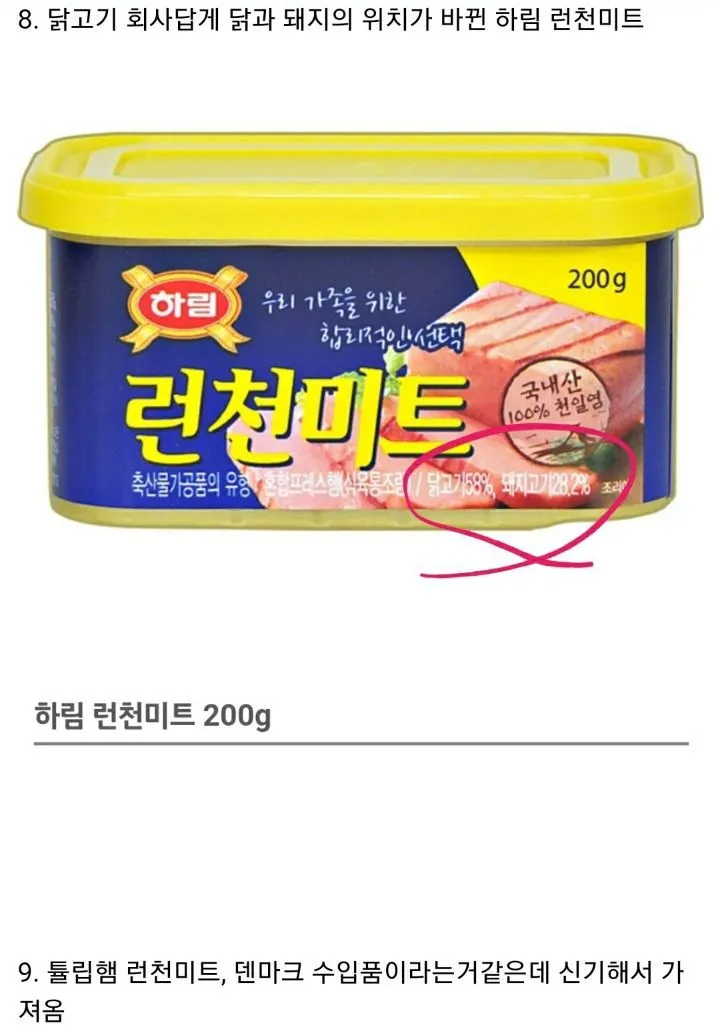 런천미트에 대해서 알아보자.