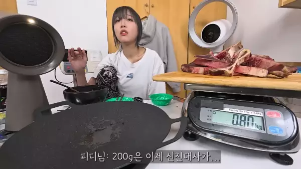 쯔양 12시간 공복 상태에서 소고기 3kg 먹방 후 몸무게 변화