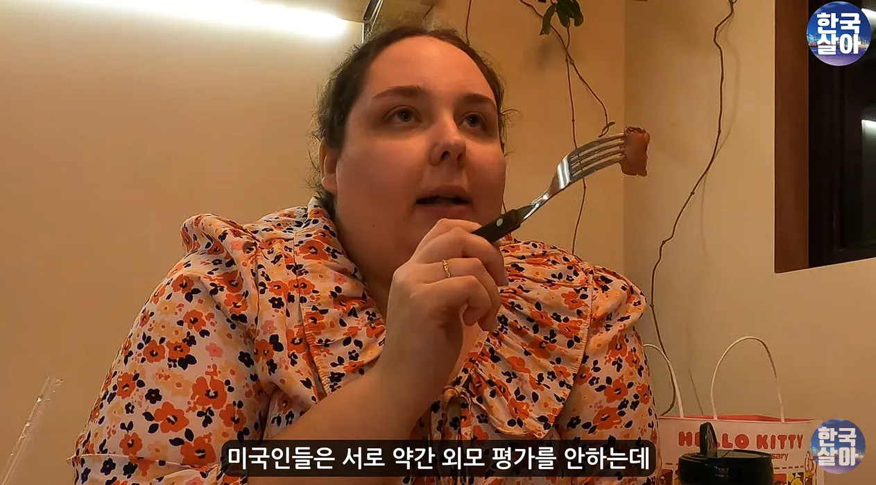 미국인이 말하는 뚱뚱함에 대한 미국 한국 차이