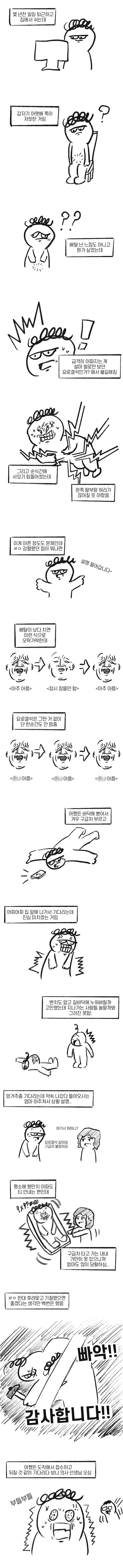 요로결석 베타테스트 한 만화.manhwa