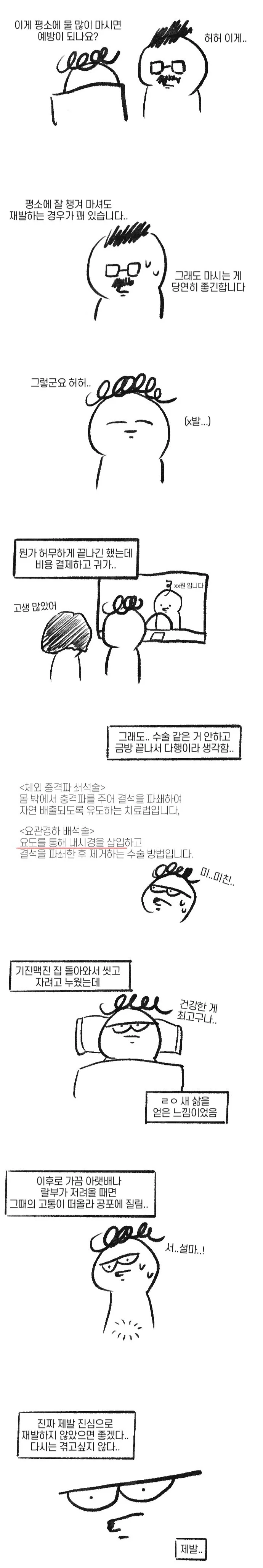 요로결석 베타테스트 한 만화.manhwa